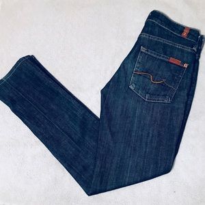 7 For All Mankind Skinny Jeans Size 24